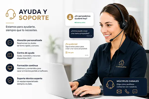 soporte y ayuda